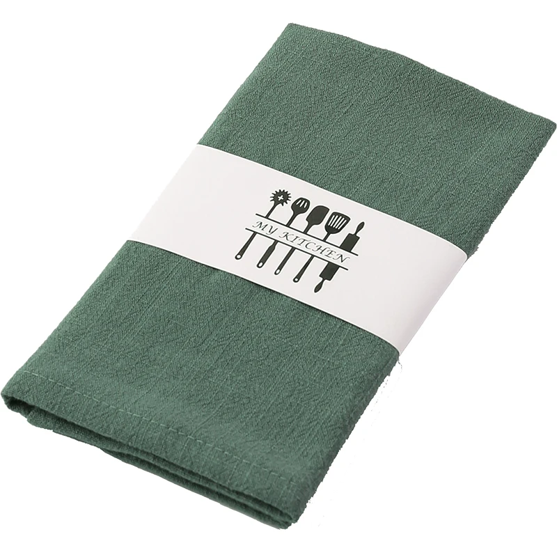 Napkins Linen Table Napkin High Quality Plain Simple Tea Towel Napkin Cloth For Wedding Hotel Dinning Room