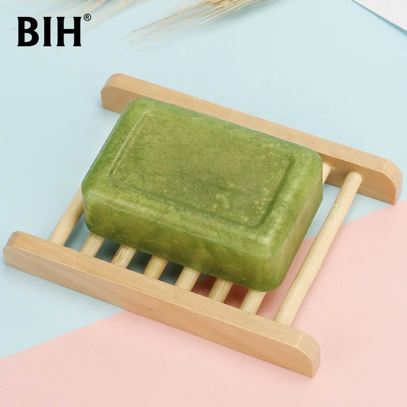 Корзина из Китая для удаления мыла клещей эфирное масло чайного дерева маленькое зеленое Мыло очищения ванны освежающий контроль масла чайное дерево ручной работы