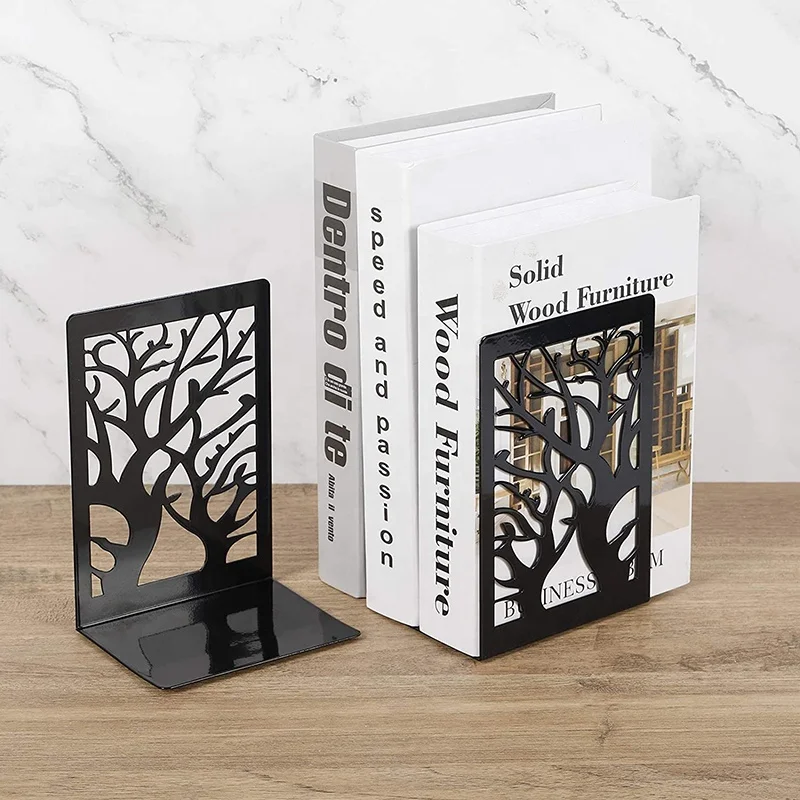 Лидер продаж на Amazon, черная Подставка для книг для домашнего декора