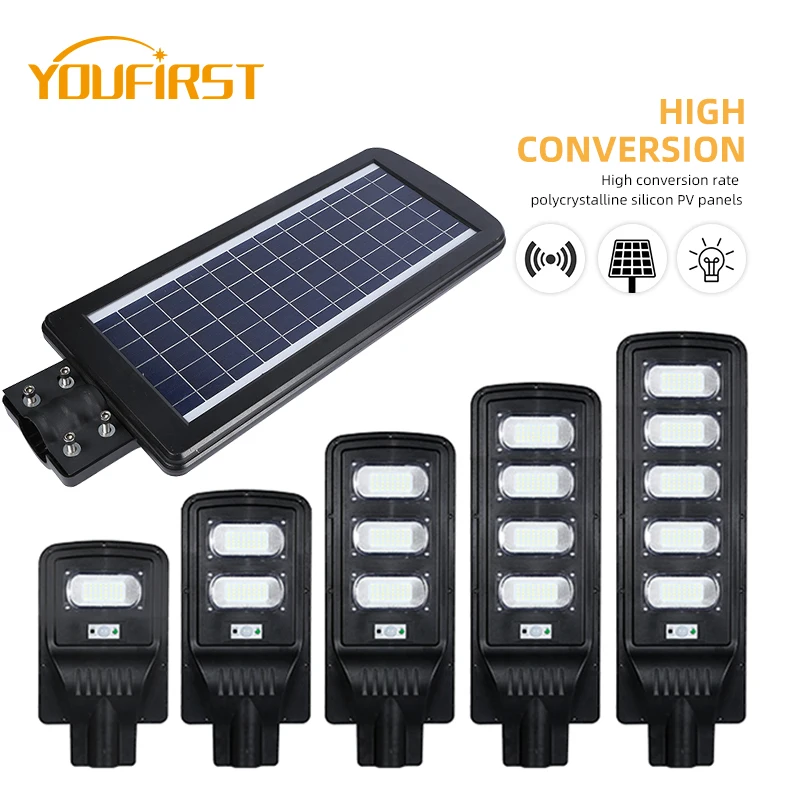 Factory Supply Cheap Price Photocell Lamp P65 Waterproof Outdoor 30 60 90 120 150 W Integrated All In One Led Solar Street Light