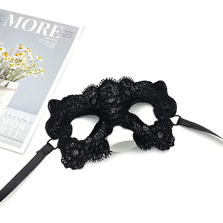 Best Selling Party Ball Halloween Mask Lace Props Half Face Sexy Bar Eye Mask