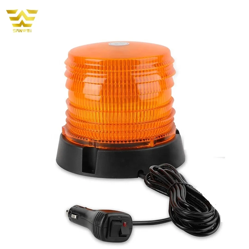 60 LED Amber Warning Flashing Beacon Lights for Truck Tractor Golf Carts UTV Car Bus Safety Emergency Roof Strobe light