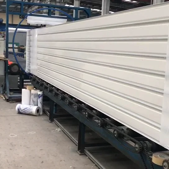 CE certified polyurethane sandwich insulation board 50-200mm suitable for steel structure building exterior wall