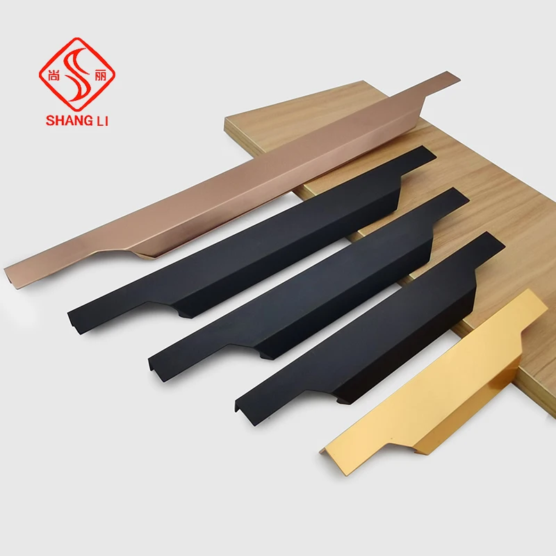 Aluminium Handle for Kitchen Cabinet Door Modern  Furniture Handle & Knob