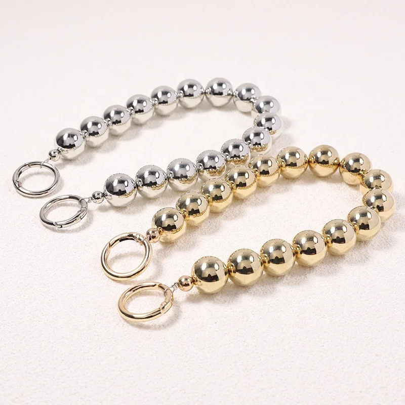 Luxury Small Bag With Gold Chain High Quality Beads Bag Parts And DIY Accessoires pour sacs