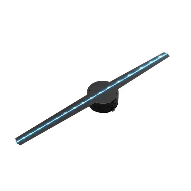 Amazing High Bright 3D LED Fan 42 cm 42cm Holographic Fan For Advertising