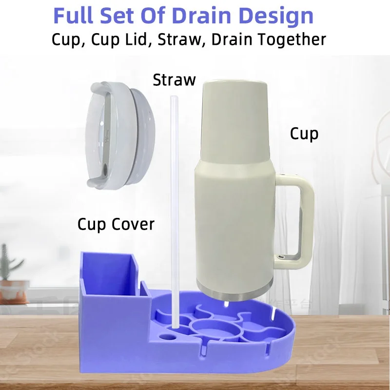 Ready to Ship Silicone Drying Rack Tumbler Holder Rack Silicone Drying Holder Mat