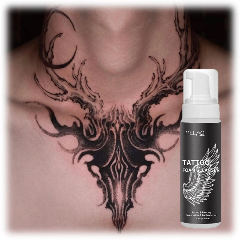 Wholesale Permanent Tattoo Ink Cleanser Dead Skin Removal Deep Cleansing Foaming Soft Spray With Your Logo