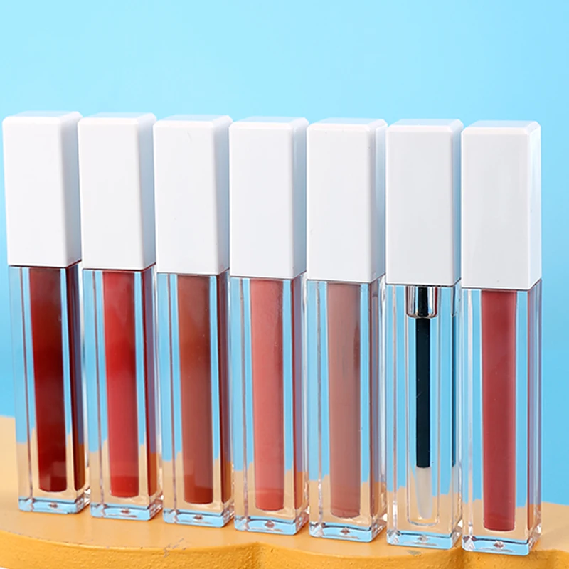 Own brand lip tint packaging glittery , natural lip tint container , private lip tint no logo