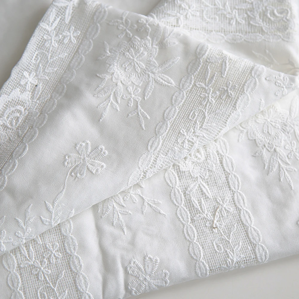 Factory Price Guipure Floral Pattern Fancy Lace Embroidery Party Wedding Lace Fabrics