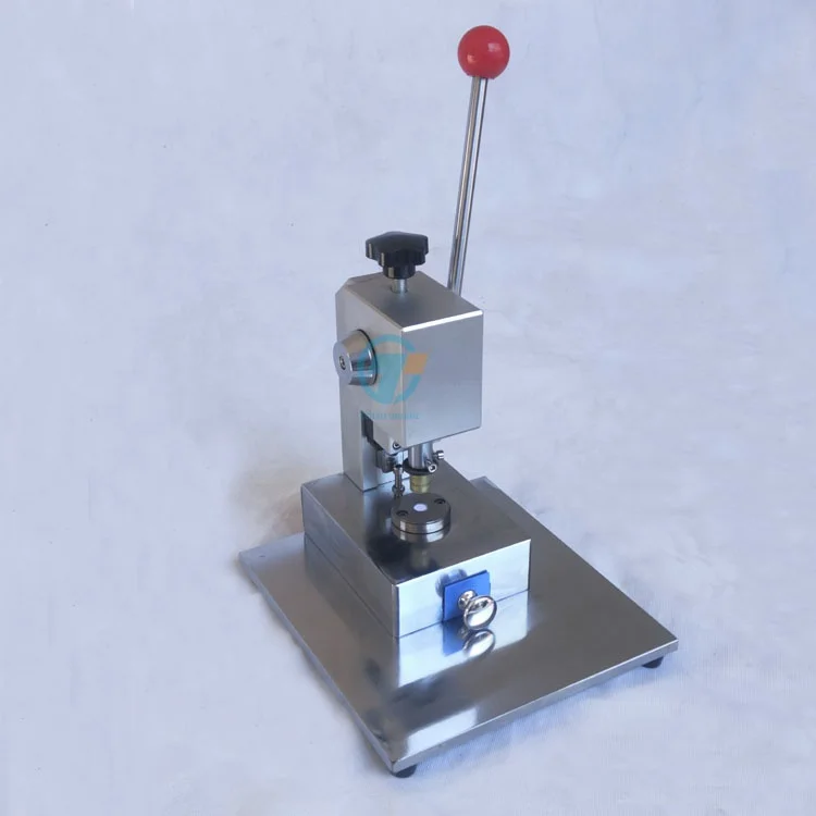 Compact Precision Manual Coin Cell Die Disc Cutter For Electrode and Separator discs preparation MSK-T-10