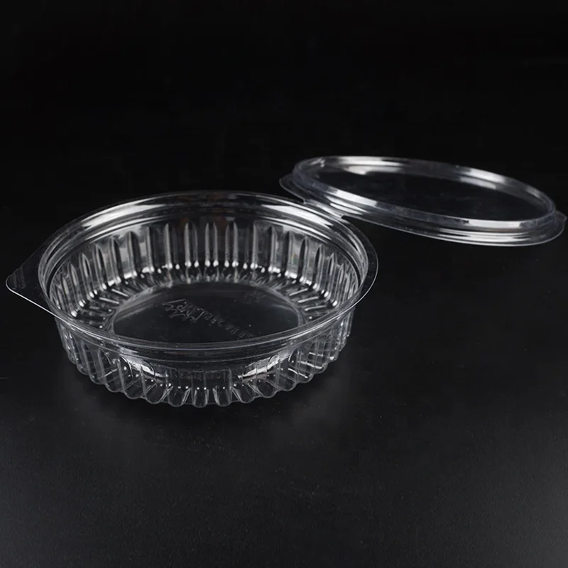 PET Salad Container Plastic Packaging Boxes with Good Price Disposable Fast Delivery Food Grade 24oz Blister Customized Color