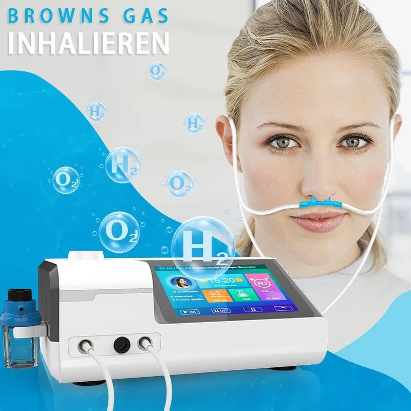 Hydrogen Inhalation Machine 150ml Browns Gas Inhalieren Wasserstoff Sauerstoff Generator