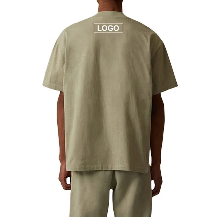 Wholesale Mens T-Shirts Custom Logo Printing High Quality 100% Cotton Drop Shoulder Oversized Men Plain T Shirts