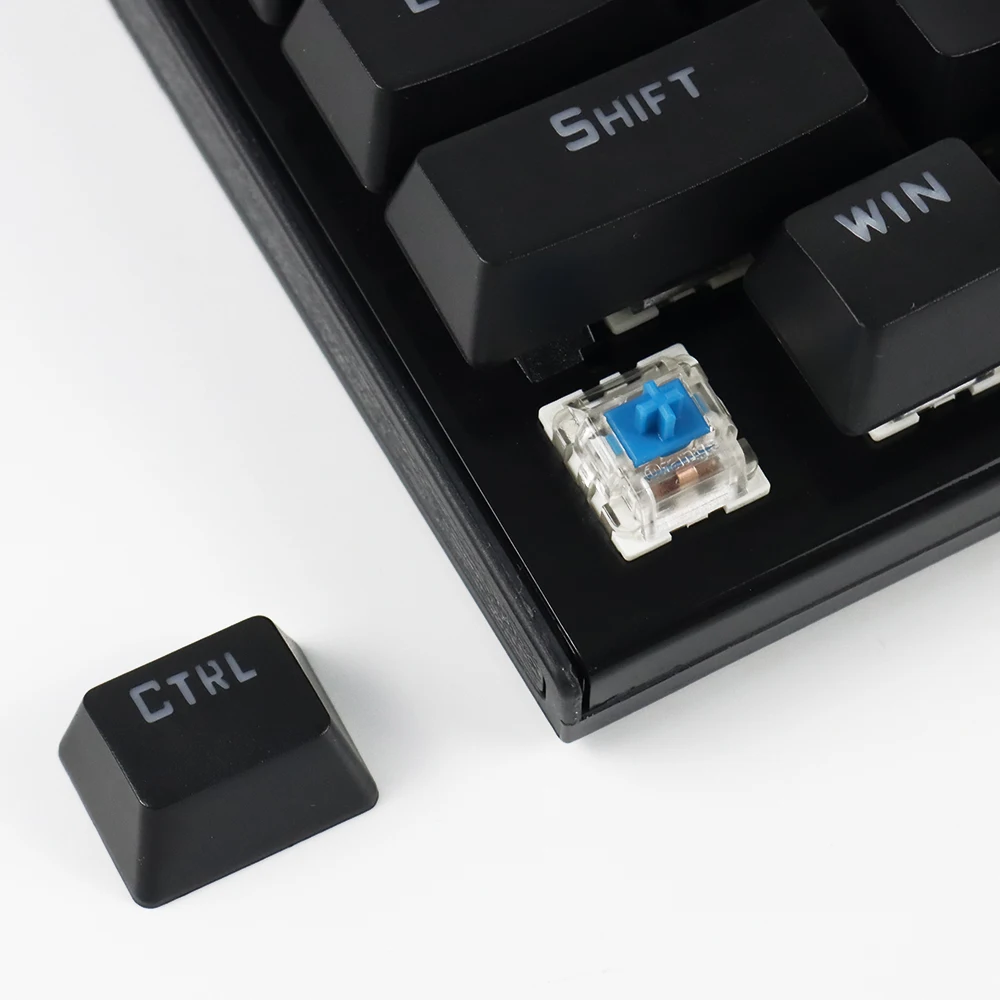 Механическая клавиатура Leadingplus с голубым переключателем 84 клавиши RGB подсветка USB Проводная игровая для ПК ноутбука