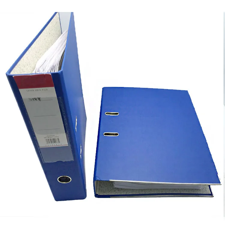 
China Supplier Factory Price Wholesale Cardboard Hardcover A4 Fc Custom Lever Arch File With Ring Binder For Office School 