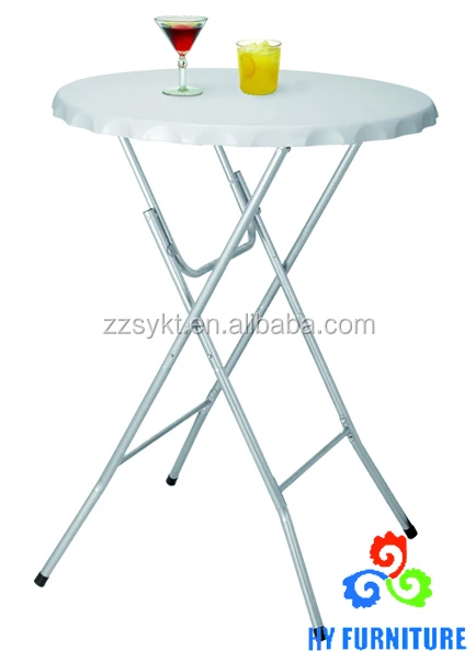 Дешевый круглый пластиковый складной стол для
