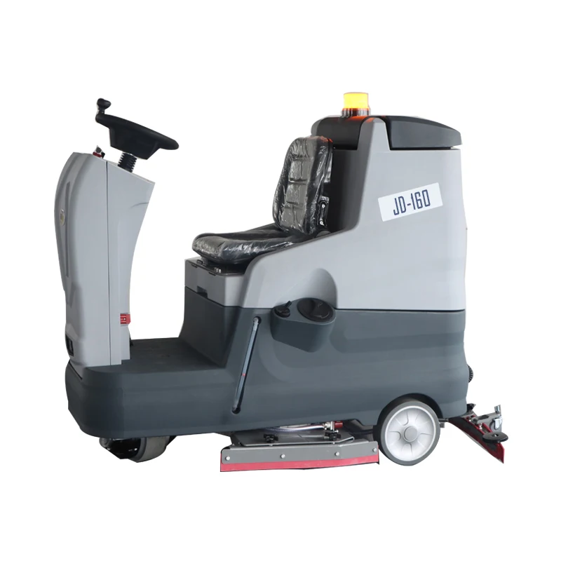 low price 500w ride on auto automatic epoxy floor cleaning machine scrubber