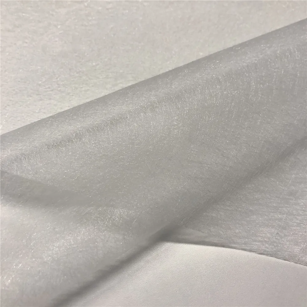 China wholesale 100%PA glue interlining double side fusible interlining hot melt web for fashion dress (#DS23)