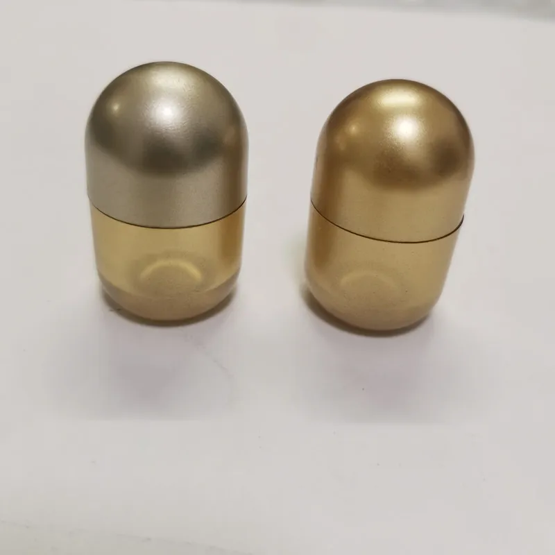 5ml  plastic bottle fashion pill powder bottle with round ball cap