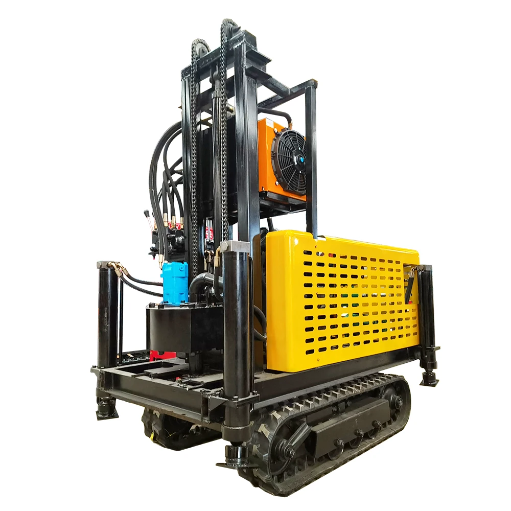 100m 150m 200m Deep Portable Hydraulic Rotary water well drilling rig machine/hydraulic drilling rig