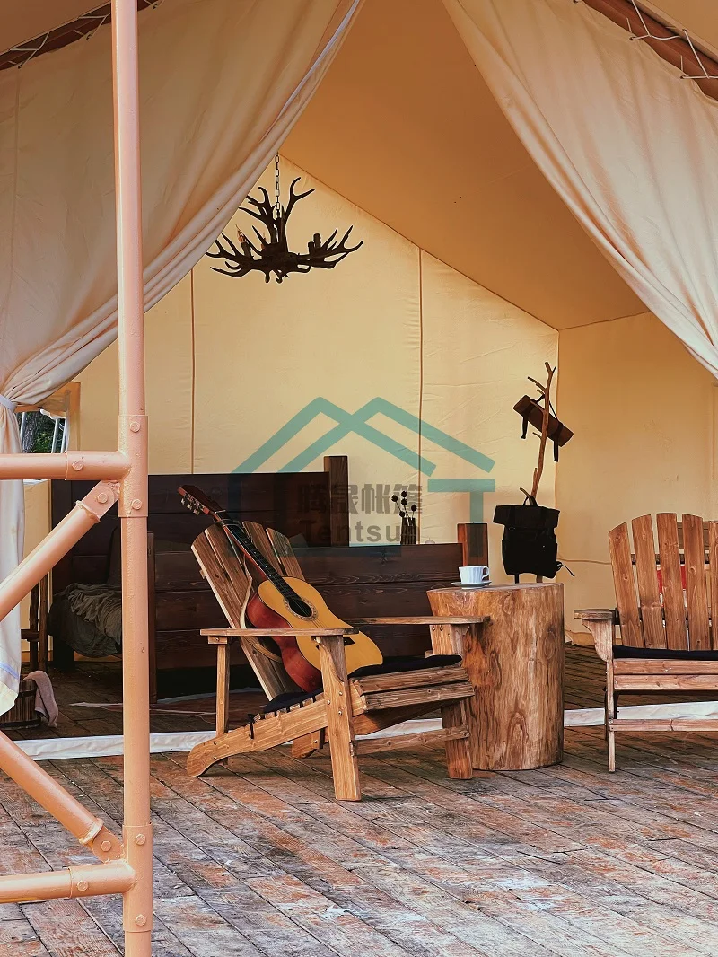 China manufacturer luxury glamping hotel room resort tent