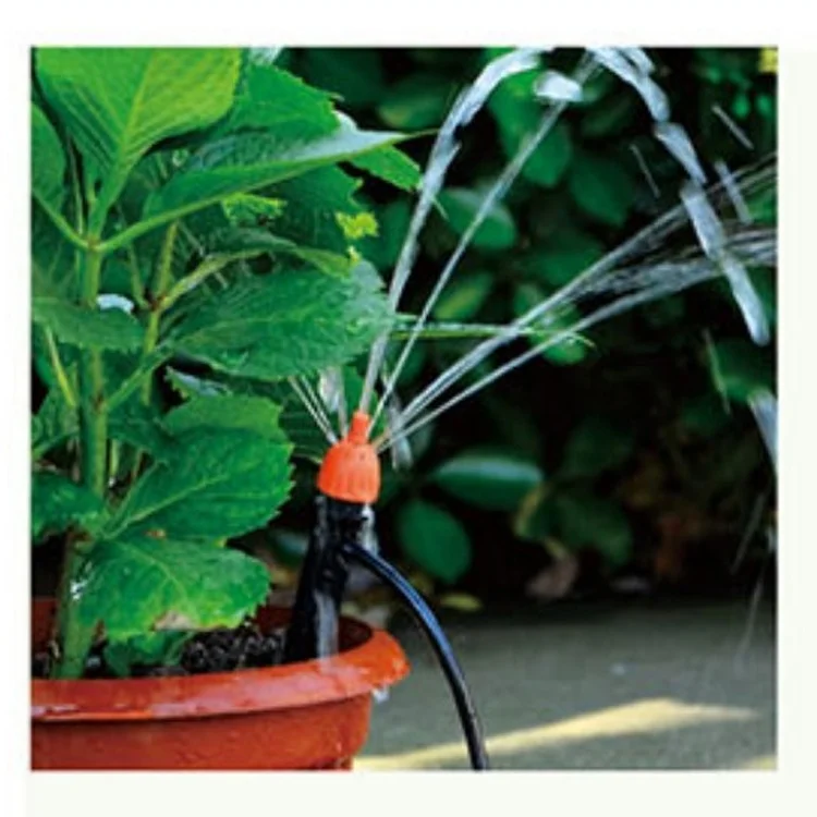 Drip Irrigation Kit, Garden Irrigation DIY System Garden Irrigation Adjustable Nozzle Automatic Watering Kits for Greenhouse