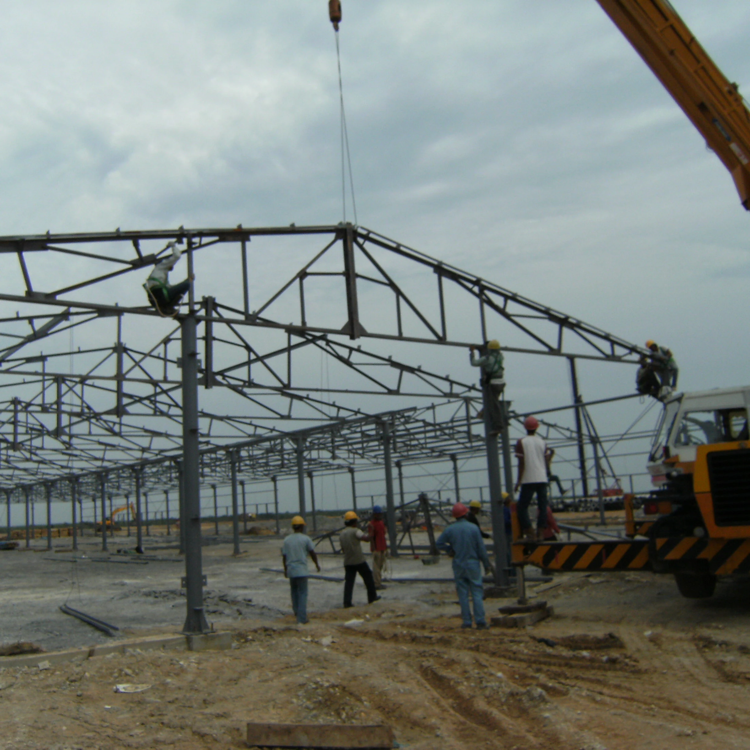 Low Cost Structures Prefab Warehouse Design Greenhouse Light Steel Structure Frame