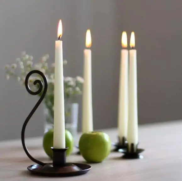 wholesale christmas long lasting pillar white church taper candle/candel