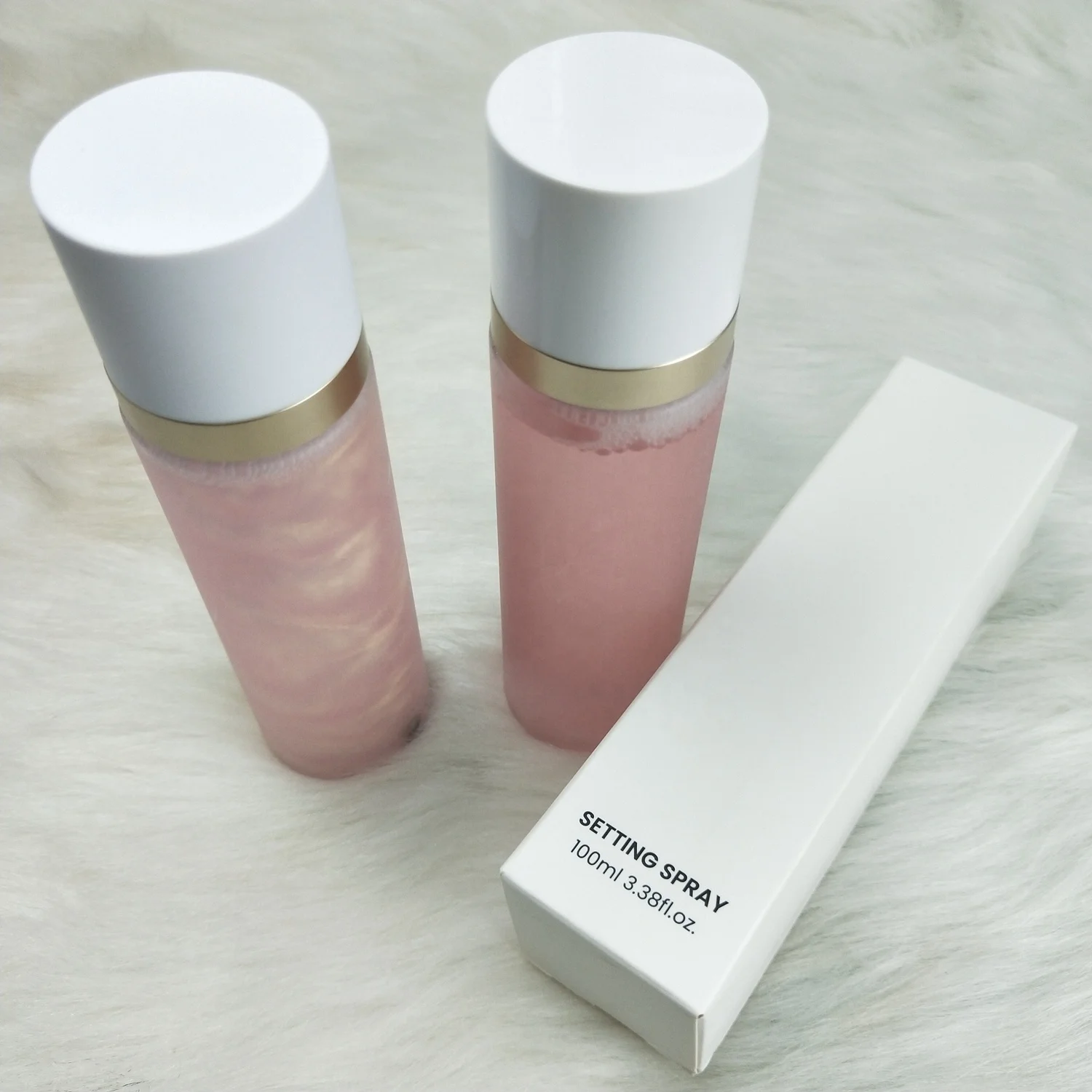 Longlasting mist setting spray private label 100ML dewy matte shimmer finish fixing setting spray