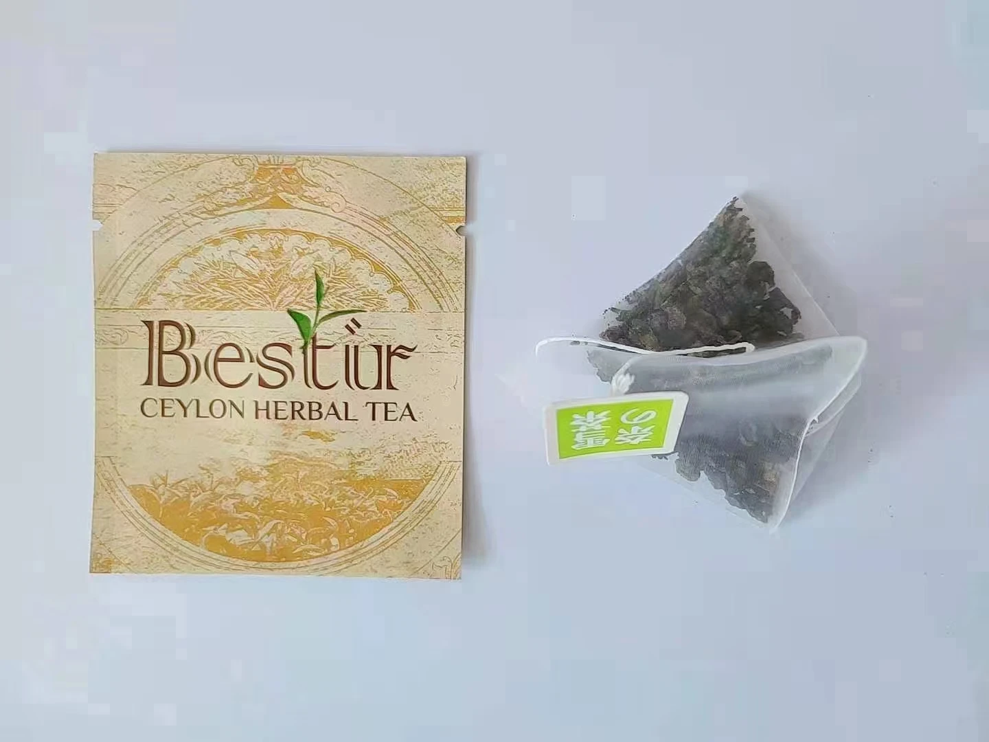 3-side Ultrasonic Sealing Triangle Pyramid Inner And Outer Bag Packaging Machines