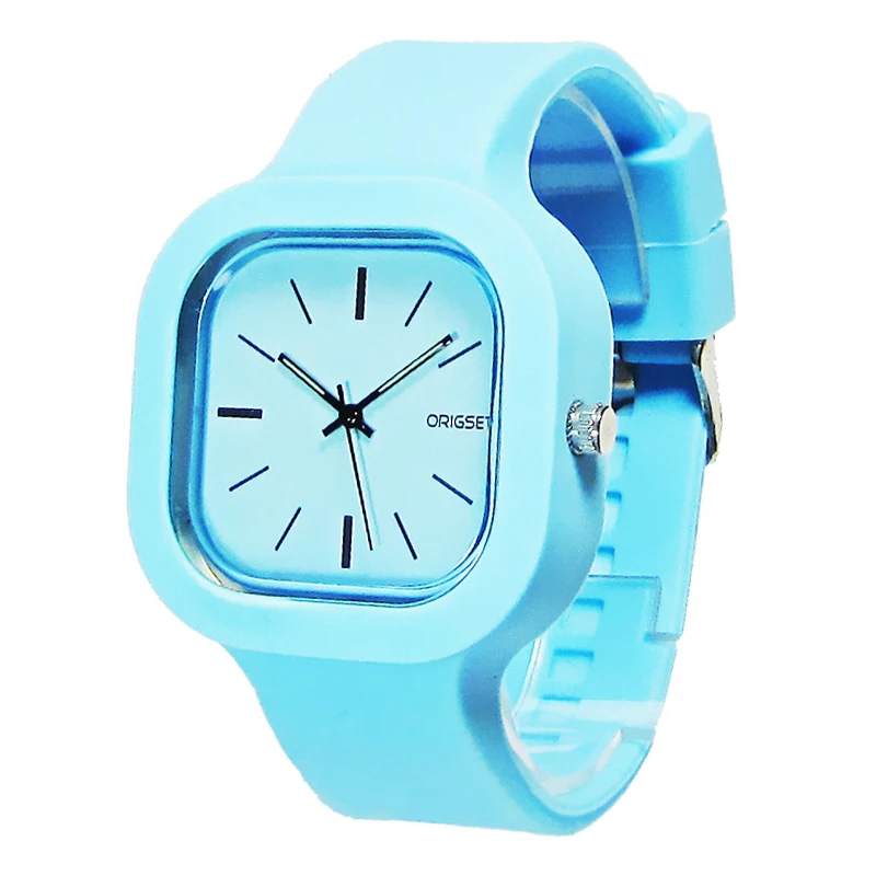 Newest 5ATM Waterproof TOP Quality Watch Custom Jelly watch Unisex  2 sizes Silicon Watch hot 2024