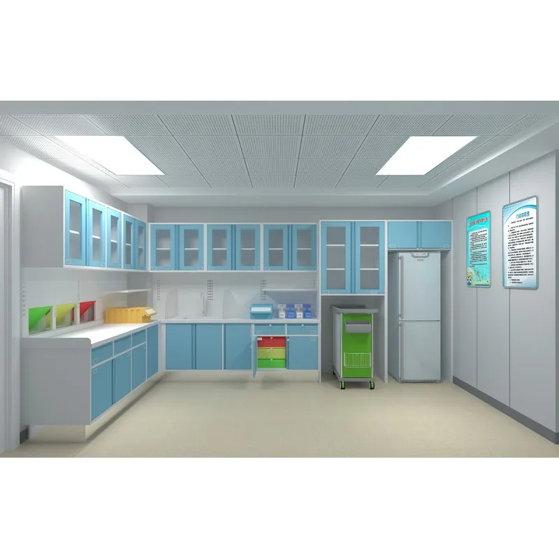 Hospital Furniture Wall Mounted Storage Cabinet Medical Surgical Tool Medicine Cabinet Combination