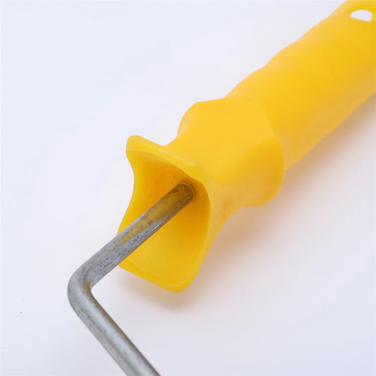 paint roller brush design  Europe style steel frame solid color paint cover refill flexible oil wall painting roller paint brush