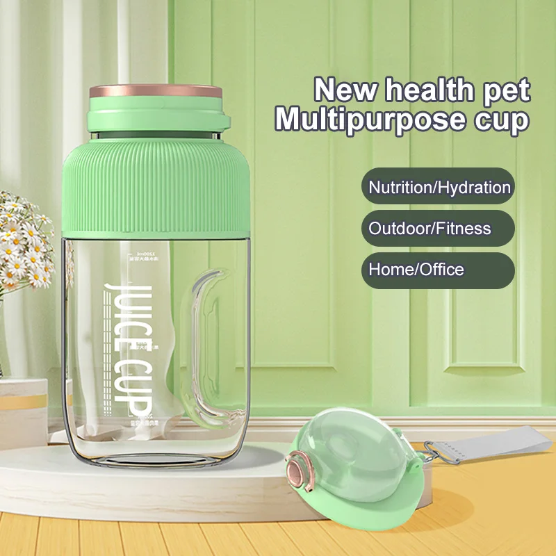 Large capacity juicing refill cup with charging cable Portable car outdoor juicing cup