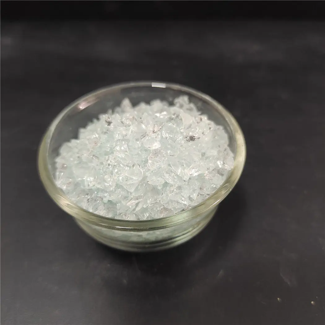  White Transparent glass sand for building