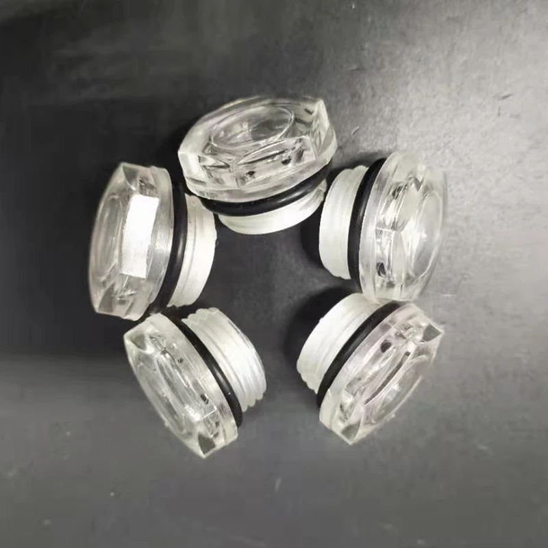 Push Fitting plastic oil sight glass 3/4bsp