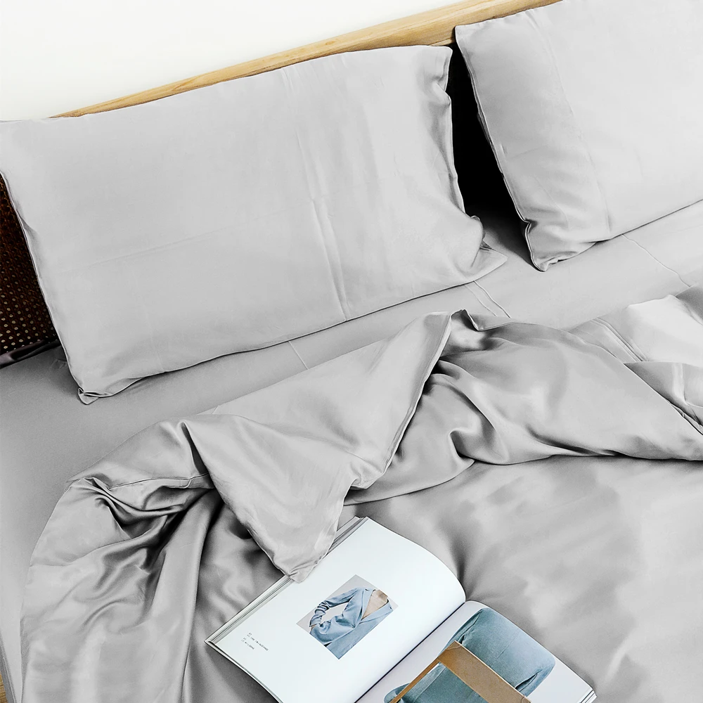 New Product Twin Size Comforter Sets Bedsheet Bedding Fitted Bed Sheet Set Tencel Bedding Set