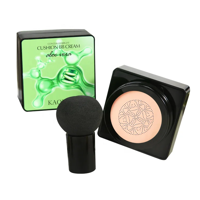 Kaqili Aloe vera air cushion BB cream nasroom puff  full coverage liquid foundation  waterproof  makeup  BB cream cushion powder