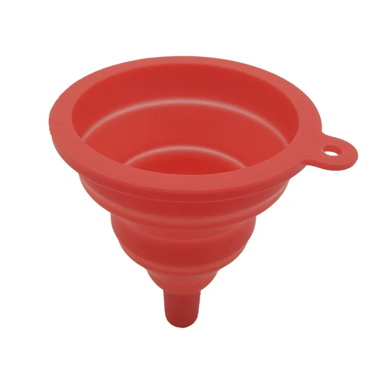 Benhaida Silicone Kitchen Folding Funnels for Liquid Transfer