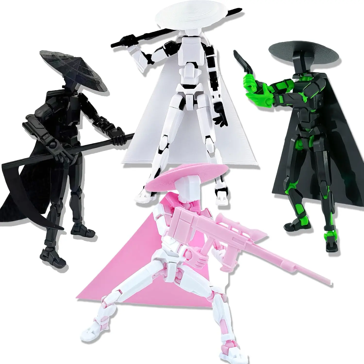 custom T13 Action Figure Product 3d Multi Jointed Movable Articulated Robot Gifts Building Block Toys Sets For Kid