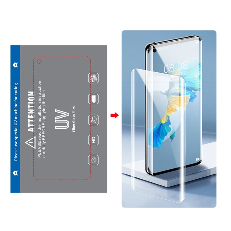 High Quality UV Optical Curing Nano UV Film Resin PET Glass Mobile Phone Screen Protector