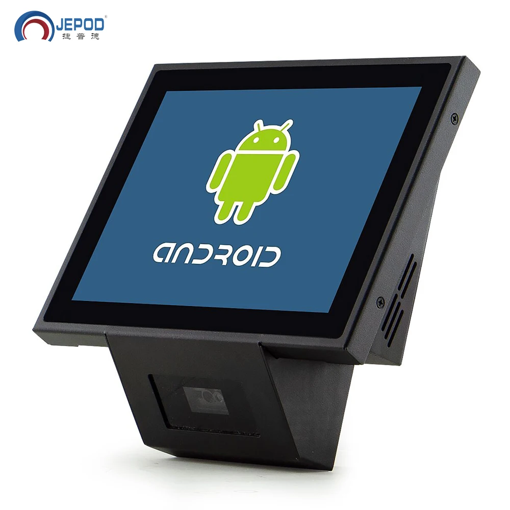 JEPOD JP-T100 Manufacturer 8 Inch Touch Screen Price Checker Android With Barcode Scanner Price Checker For Supermarket Store
