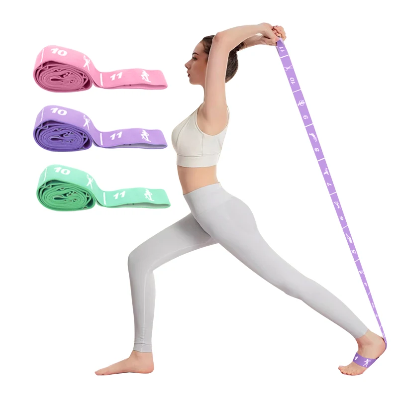 Латинский танец Эластичный ремень из хлопка и с индивидуальным принтом нейлоновый ремешок для занятий йогой