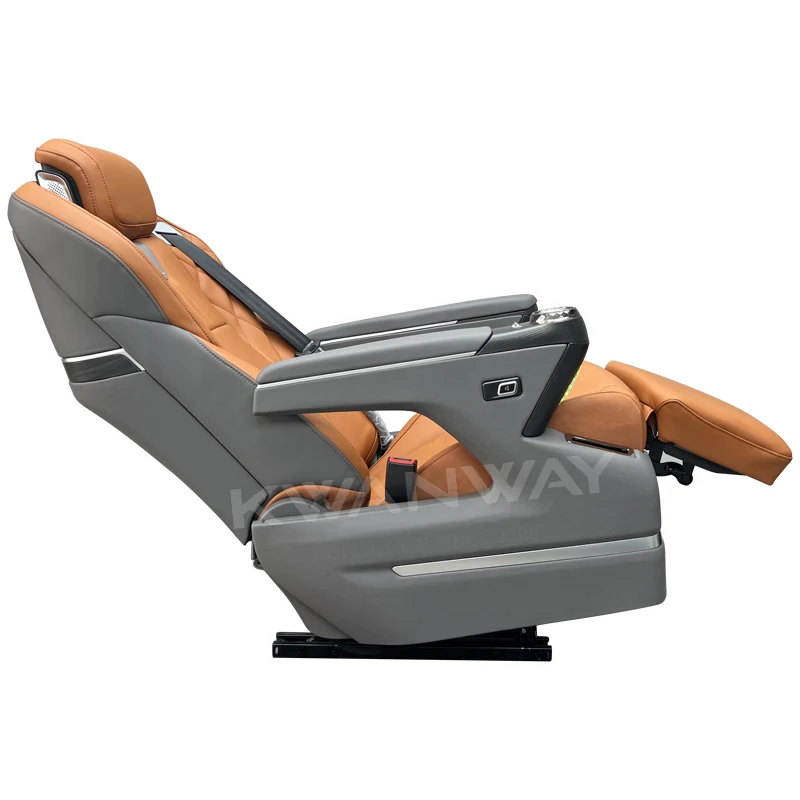 High-quality luxury car seat customization Nappa leather luxury VIP seat suitable for Toyota Coaster and Toyota Hiace van