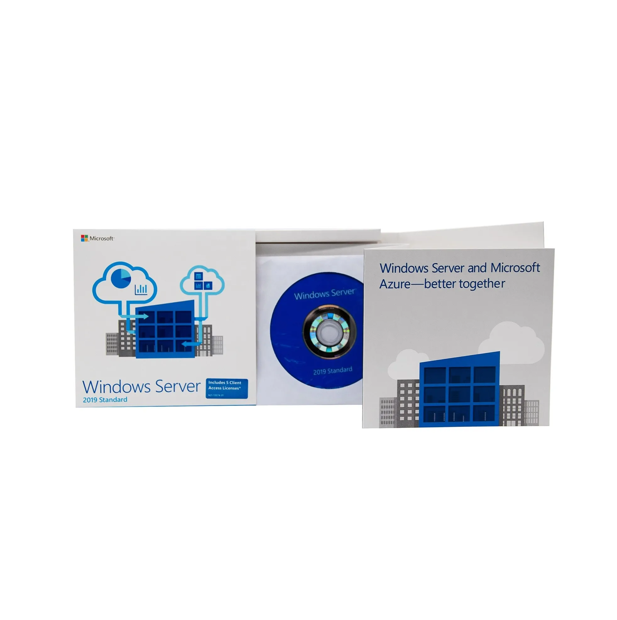 
Microsoft hot sell software windows server standard 2019 DVD full box 