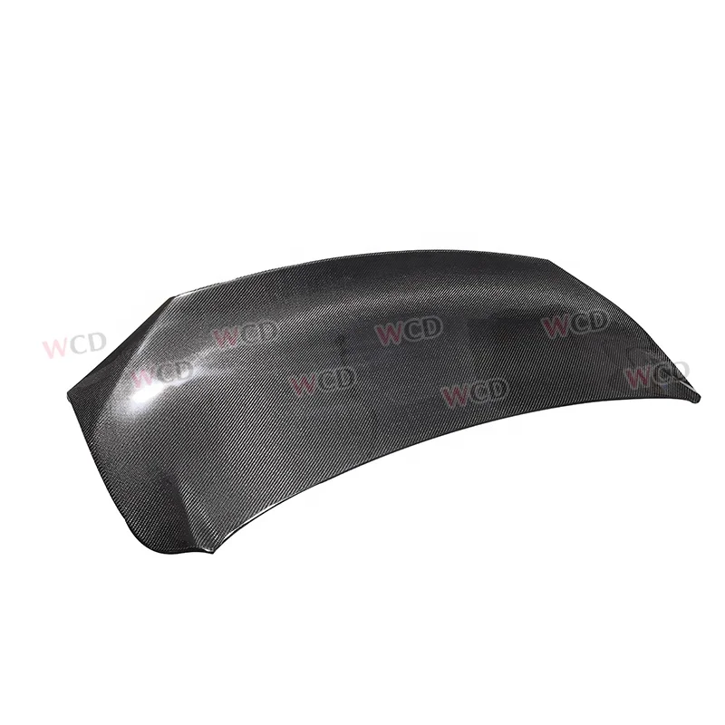 For 2016-2019 Chevy Camaro AC style Carbon Fiber Decklid/Trunklid WITH SPOILER DUCKBILL TRUNK Raised Lip Trunk Boot Bodykit