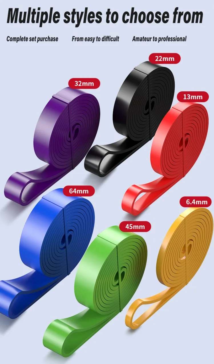 Exercise Resistance Loop Set extra Heavy Resistance Bands Double Banded Resistance Bands