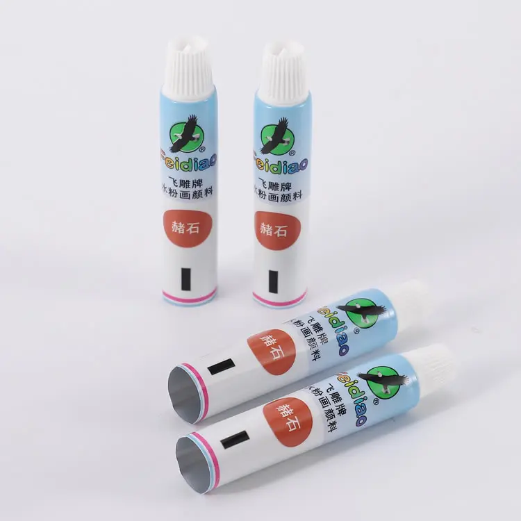 OEM/ODM Empty 5/10/15/20g Custom Printing Mini Aluminum Plastic Tube ABL Paint tube for painting and oil painting