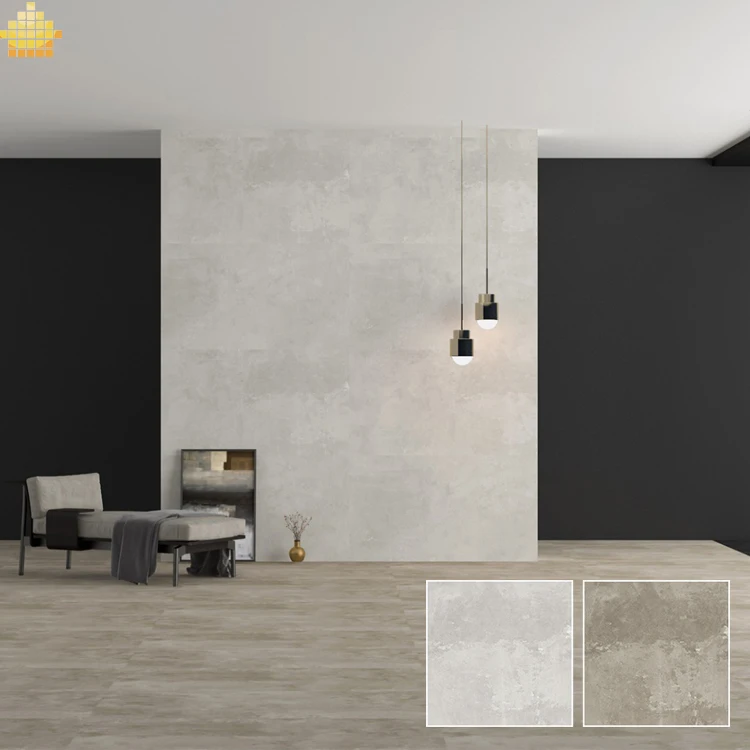 
 600x600 деревенская плитка светло-серый цемент напольная плитка керамическая  